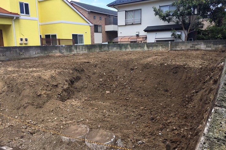 基礎解体工事終了